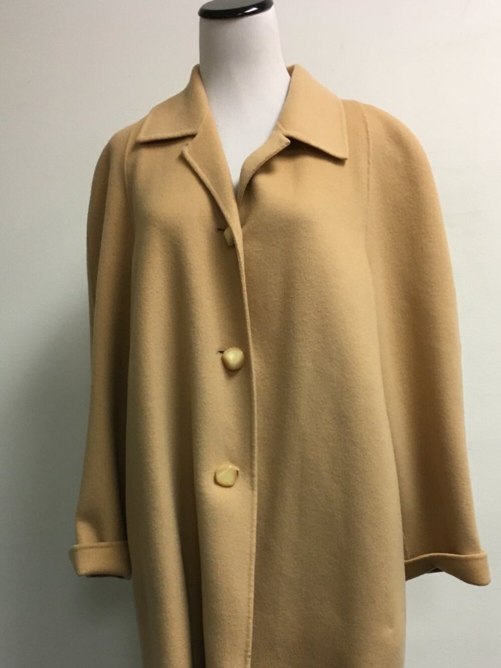 Uva Jindo camel unlined coat Vintage L